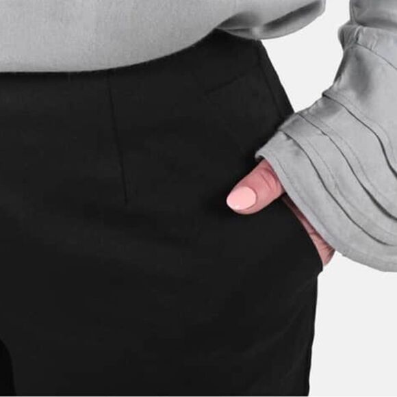 Harve bernade black Chino Shorts with side zipper, 6  CLOSET CLEAR OUT SALE!!!! - Picture 4 of 4